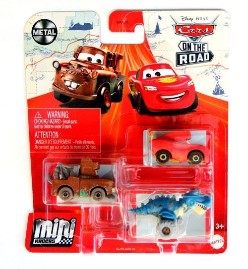 MATTEL Cars On The Road Mini Racers With T-rex