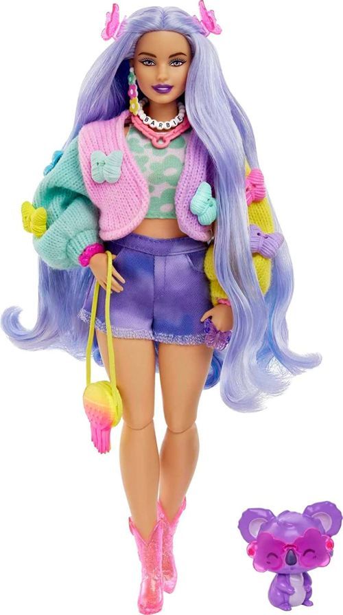 MATTEL Barbie Extra Doll In A Multi-colored Outfit - DOLLS