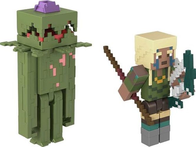 MATTEL Magic Mobs Minecraft Craft A Block Figure - ACTION FIGURE