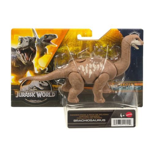 MATTEL Brachiosaurus Jurassic World Dinosaur Danger Pack - BOY TOYS