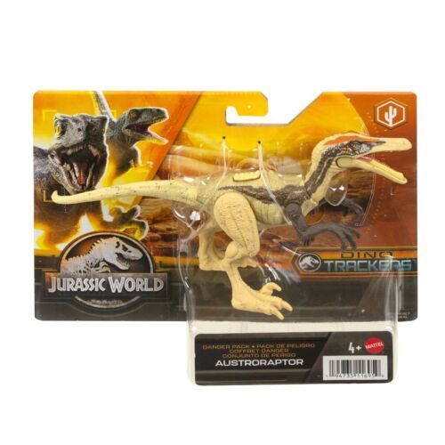 MATTEL Austroraptor Jurassic World Dinosaur Danger Pack - .