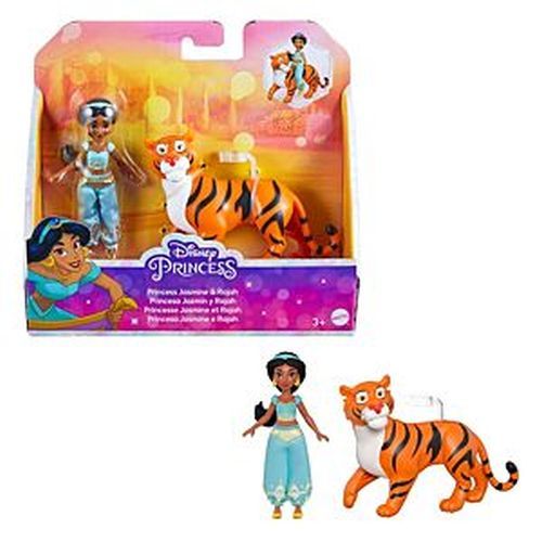 MATTEL Princess Jasmine And Rajah Figures - DOLLS