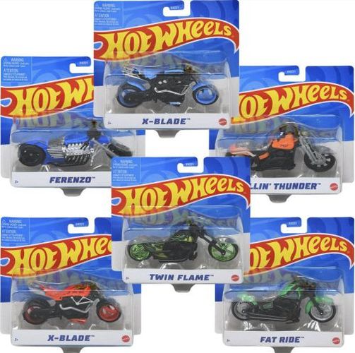 MATTEL Hot Wheels Motorcycle Random Style And Color - 