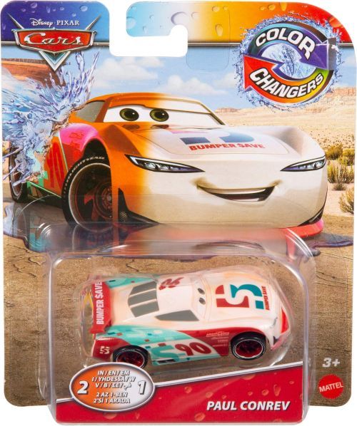 MATTEL Paul Conrev Color Changers Cars Car - DIE CAST