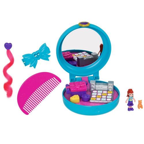 MATTEL Birthday Clip And Comb Polly Pocket Compact - .
