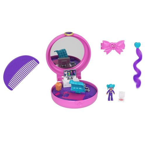 MATTEL Sleepover Clip And Combcompact Polly Pocket - 