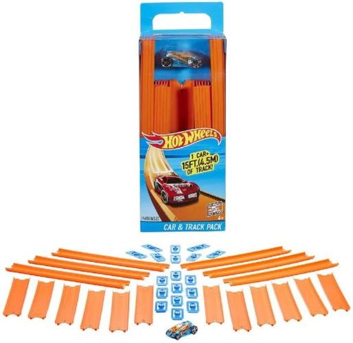 MATTEL Hot Wheels Card And Track Pack