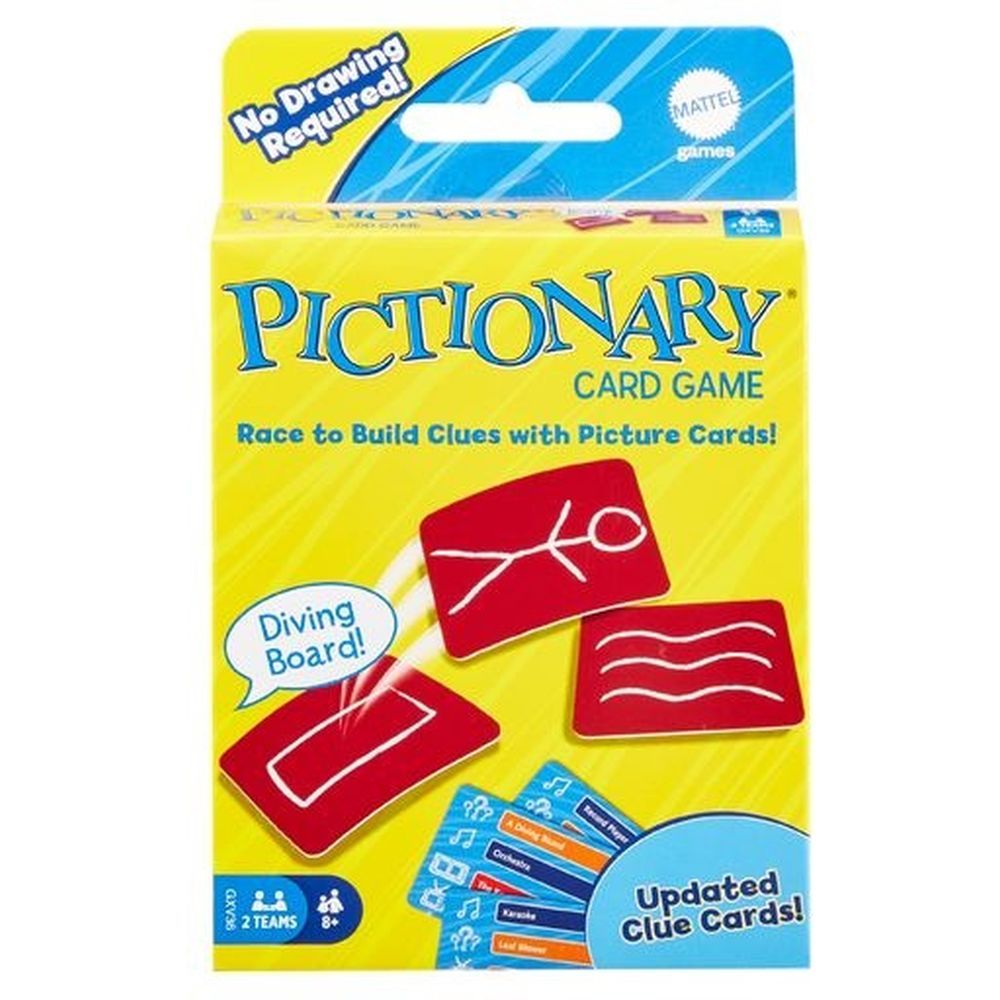 MATTEL Pictionary Card Game - BOARD GAMES