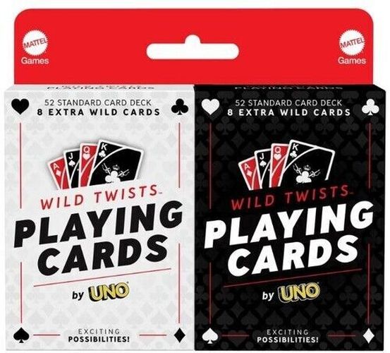 MATTEL Wild Twists Playing Cards By Uno Game