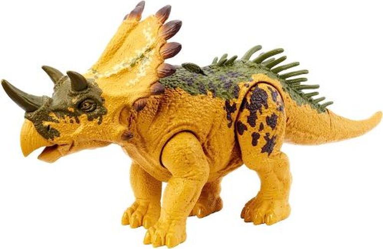 MATTEL Regaliceratops Wild Roar Jurassic World Dino Trackers Dinosaur - 