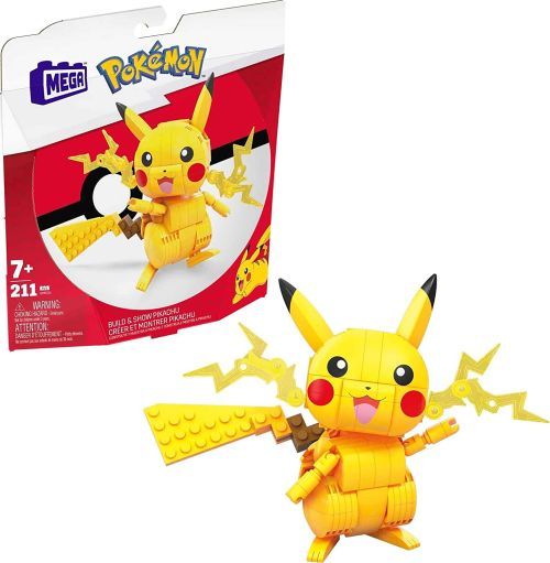 MEGA BLOCKS Pikachu Pokeman Building Set - CONSTRUCTION