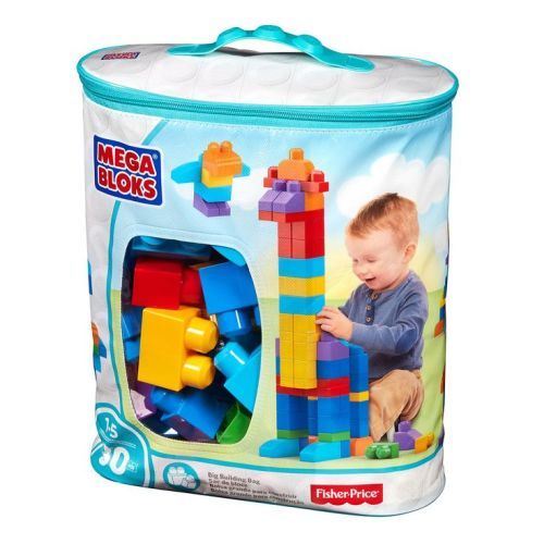 MEGA BLOCKS Big Mega Bloks Building Bag - CONSTRUCTION