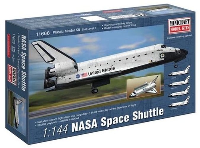 MINICRAFT Nasa Spce Shuttle 1/144 Scale Model Kit - 