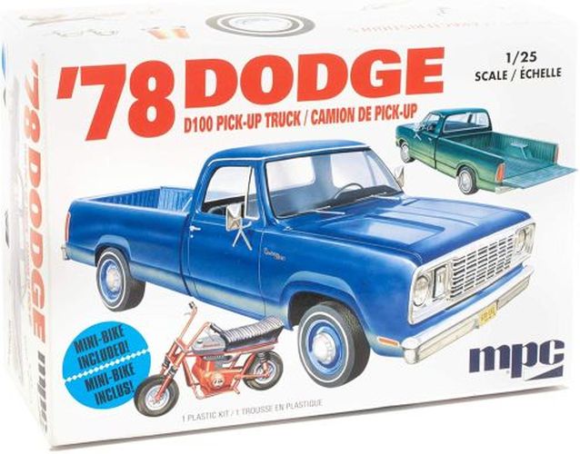 MPC MODELS 1978 Dodge D100 Custom Pickup Plastic Model Kit - 