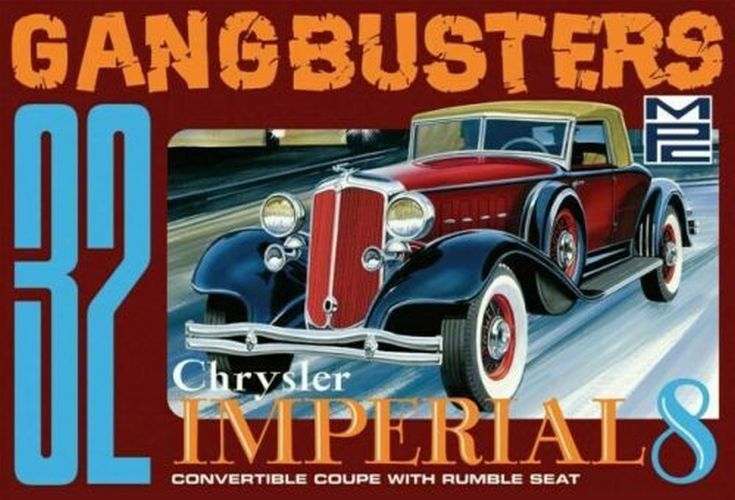 MPC MODELS 1932 Chrysler Imerial Gangbusters Car Model Kit - 