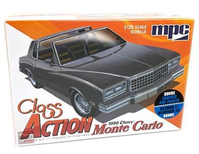 MPC MODELS 1980 Chevy Monte Carlo Class Action 1/25 Scale Plastic Model Kit - 