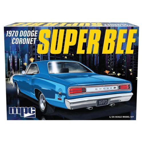 MPC MODELS 1970 Dodge Coronet Super Bee Car 1/25 Scale Plastic Model Kit - MODELS