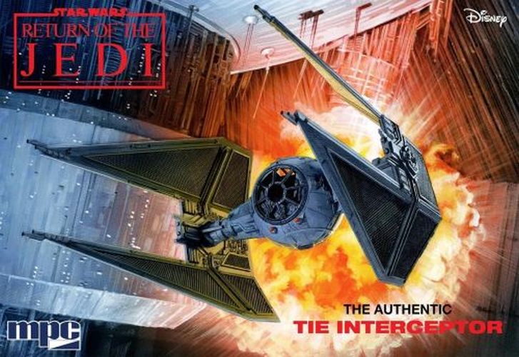 MPC MODELS Tie Interceptor Return Of The Jedi Plastic Model - MODELS