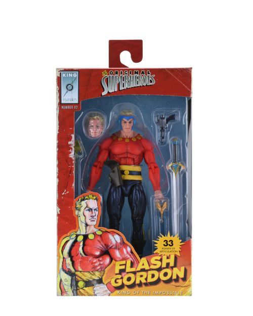 NECA Flash Gordon The Original Superheroes - ACTION FIGURE