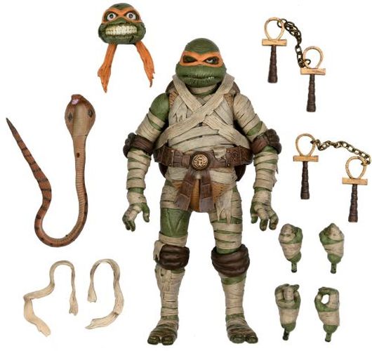 NECA The Mummy Michelangelo Ultimate Action Figure - ACTION FIGURE