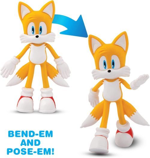 NJCORE Tails Sonic The Hedgehog Bend-ems Figure - 