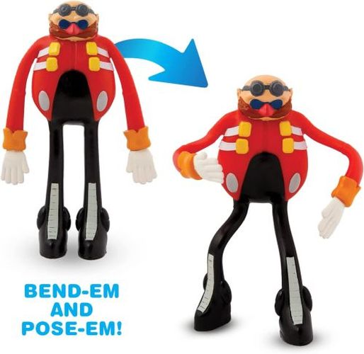 NJCORE Dr. Eggman Sonic The Hedgehog Bend-ems Figure