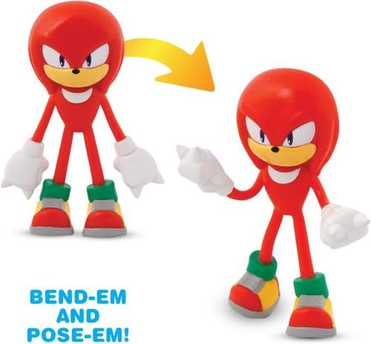 NJCORE Knuckles Sonic The Hedgehog Bend-ems Figure