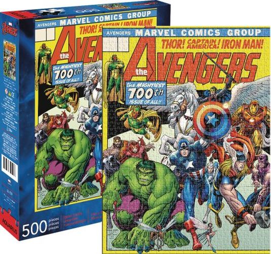 NMR Marvel Avengers Cover 500 Piece Puzzle - PUZZLES