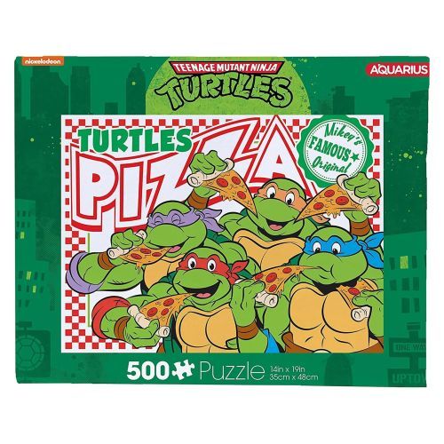 NMR Ninja Turtles Pizza 500 Piece Puzzle - .