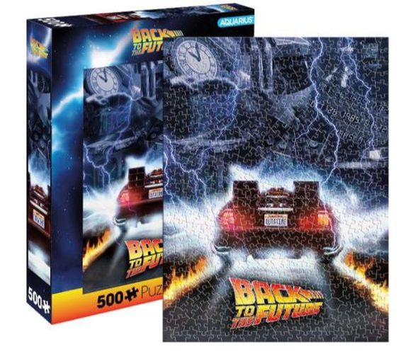 NMR Back To The Future Collage 500 Piece Puzzle - 
