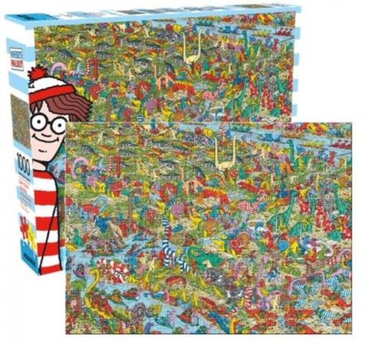 NMR Wheres Waldo Dinosaurs 1000 Piece Puzzle - PUZZLES
