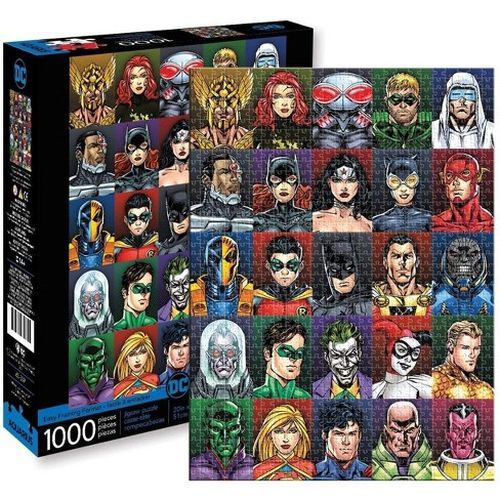 NMR Dc Comics Faces 1000 Piece Puzzle - 