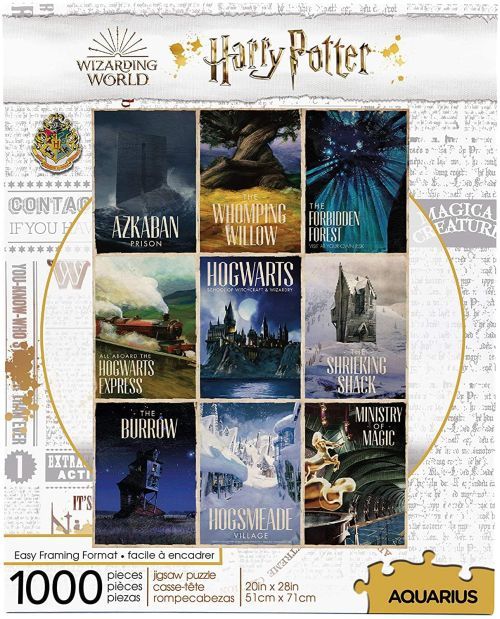NMR Harry Potter Travel Posters 1000 Piece Puzzle - 