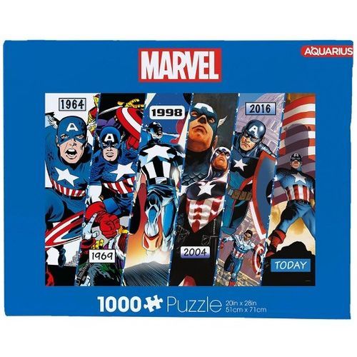 NMR Marvel Captian America Timeline 1000 Piece Puzzle - .