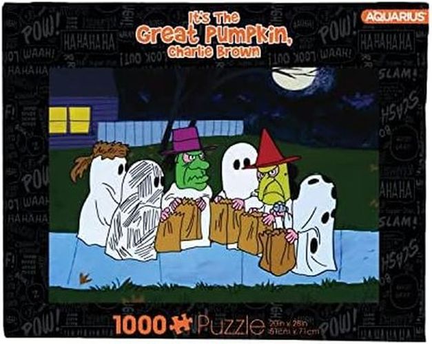 NMR Charlie Brown Trick Or Treat Halloween 1000 Piece Puzzle - PUZZLES