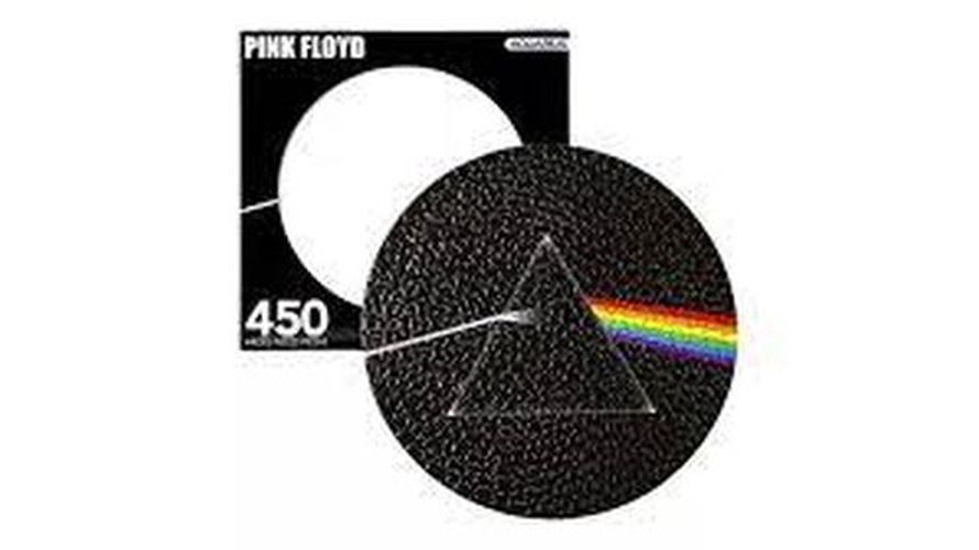 NMR Pink Floyd Dark Side Of The Moon 450 Piece Round Picture Disc Puzzle - 
