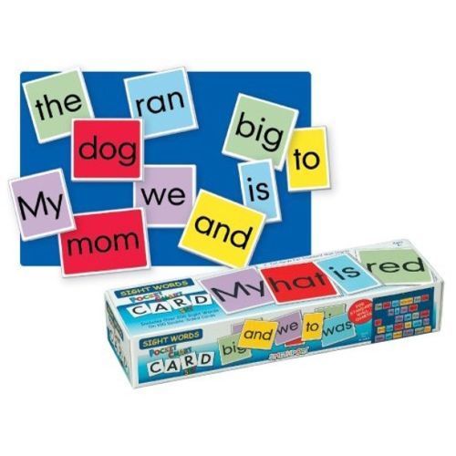 PLAY MONSTER Sight Words Pocket Chart Card Set - BOARD GAMES