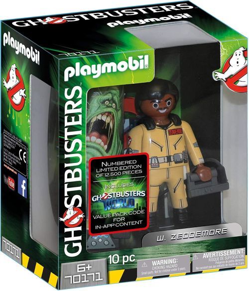 PLAYMOBIL W. Zeooemore Ghostbuster Figure - ACTION FIGURE