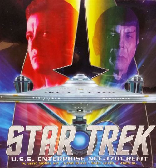 POLAR LIGHTS MODELS Star Trek U.s.s Enterprise Refit Deluxe Model Kit - 