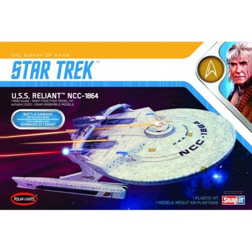 POLAR LIGHTS MODELS Star Trek U.s.s. Enterprise Relaint Wrath Of Khan Ship Kit - 