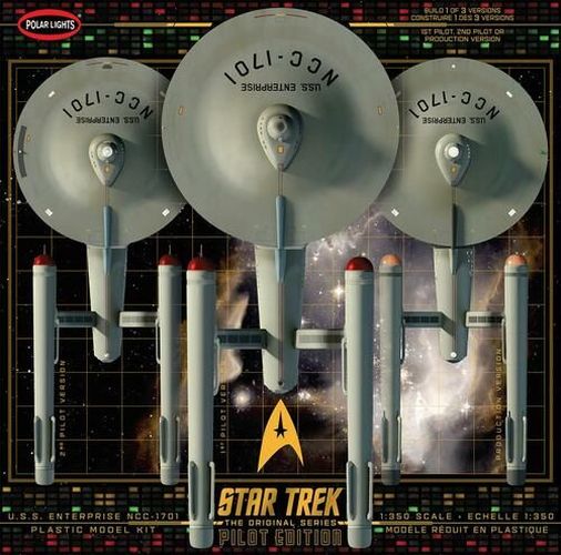 POLAR LIGHTS MODELS Star Trek Enterprise Pilots Edition Plastic Model Kit - MODELS