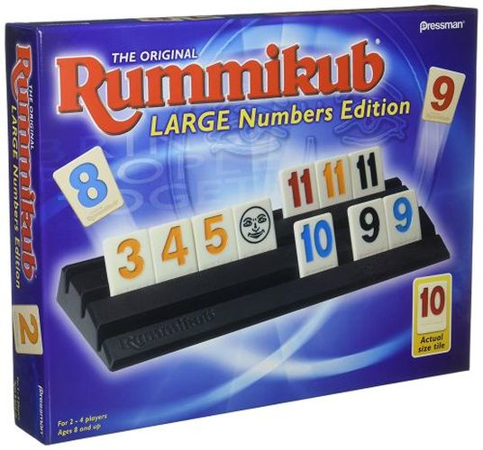 PRESSMAN Rummikub Large Numbers Edition Party Game - BOARD GAMES