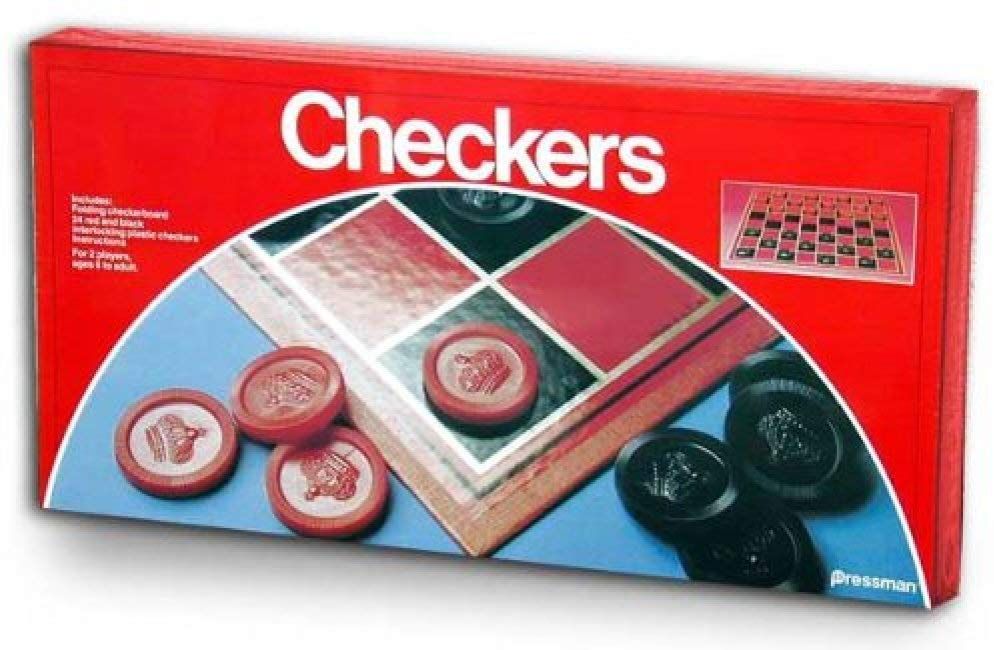 PRESSMAN Checkers Board Game - GAMES