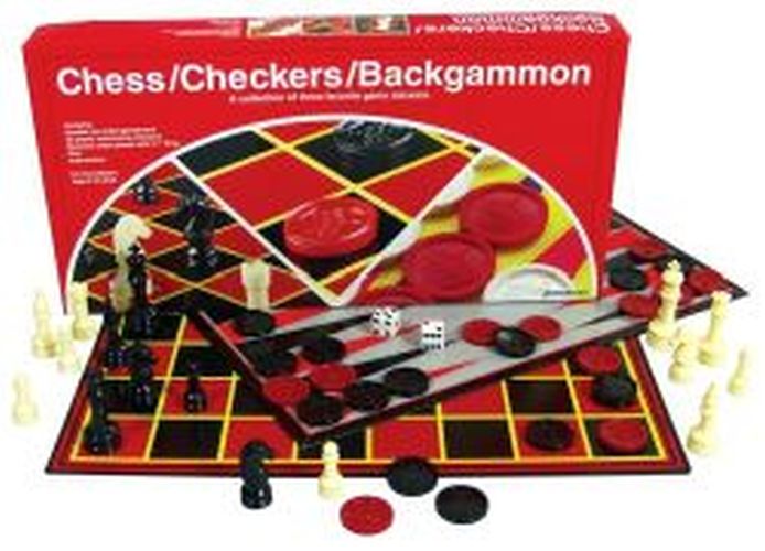 PRESSMAN Chess/checkers/backgammon Game - BOARD GAMES