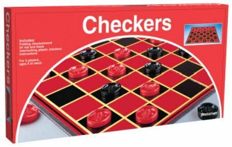 PRESSMAN Checkers Board Game - BOARD GAMES