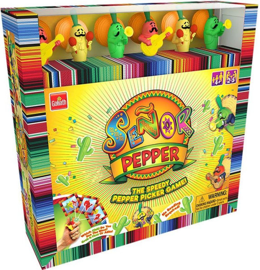 PRESSMAN Senor Pepper The Speedy Pepper Picker Party Game - .