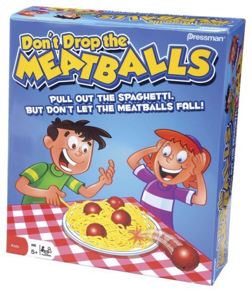 PRESSMAN Dont Drop The Meatballs Game - BOARD GAMES