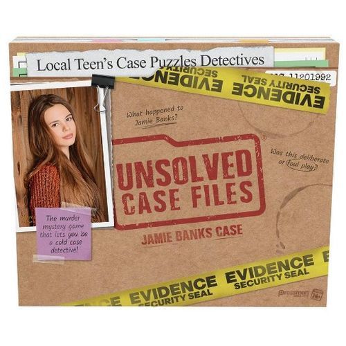 PRESSMAN Jamie Banks Case Unsolved Case Mystery Files Game - BOARD GAMES