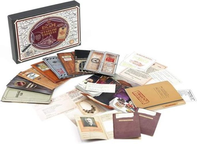 PROFESSOR PUZZLE Escape From The Starline Express Escape Room Game - BOARD GAMES