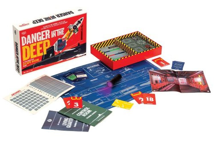 PROFESSOR PUZZLE Danger In The Deep A Collaborative Excape Room Game - BOARD GAMES